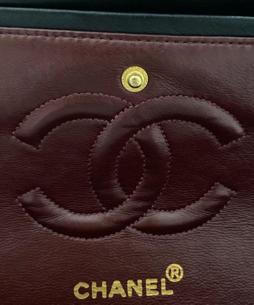 CHANEL（シャネル）CHANEL (シャネル) Wフラップチェーンショルダーバッグ ブラックの古着・服飾アイテム