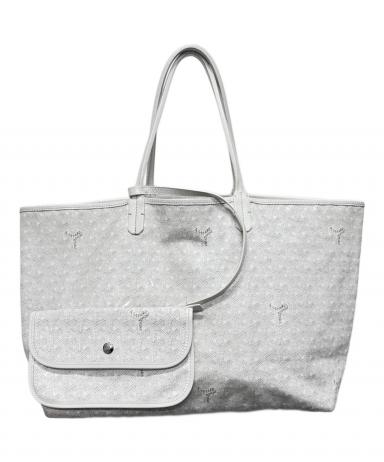 中古・古着通販】GOYARD (ゴヤール) サンルイPM ホワイト サイズ:PM
