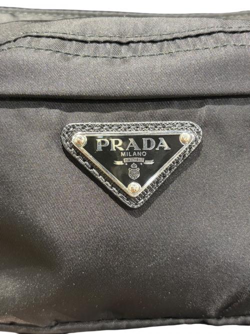 PRADA（プラダ）PRADA (プラダ) ナイロンボディーバッグ ブラックの古着・服飾アイテム