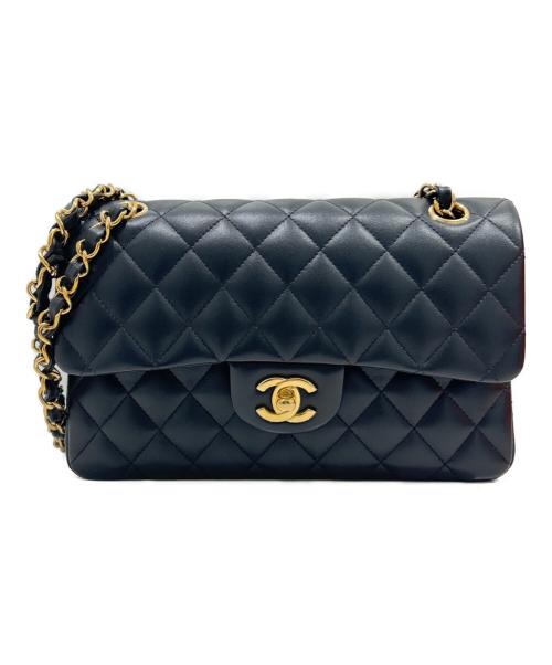 CHANEL（シャネル）CHANEL (シャネル) Matelassé 23 Double Flap Chain Shoulder Bag/マトラッセ23 Wフラップチェーンショルダーバッグ ブラック サイズ:23の古着・服飾アイテム