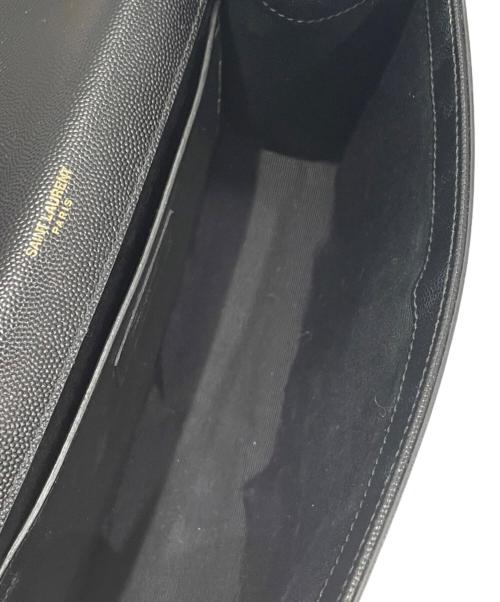 Saint Laurent Paris（サンローランパリ）Saint Laurent Paris (サンローランパリ) クラシック モノグラム ケイト（ミディアム） ブラック サイズ:ミディアムの古着・服飾アイテム