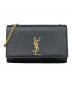 Saint Laurent Paris（サンローランパリ）の古着「クラシック モノグラム ケイト（ミディアム）」｜ブラック