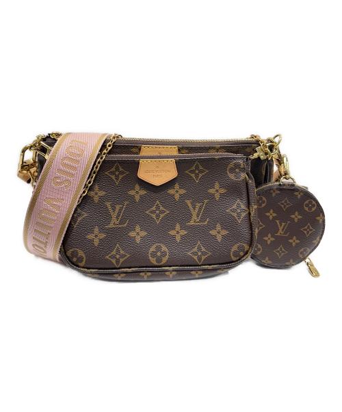 LOUIS VUITTON（ルイ ヴィトン）LOUIS VUITTON (ルイ ヴィトン) ミュルティ ポシェット アクセソワール ローズクレールの古着・服飾アイテム