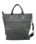 BOTTEGA VENETA（ボッテガベネタ）の古着「イントレチャート2WAYショルダーバッグ」｜ブラック