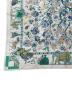 中古・古着 HERMES (エルメス) カレ90《FANTAISIES INDIENNES（眩惑のインド）》 ホワイト×グリーン サイズ:90：50000円