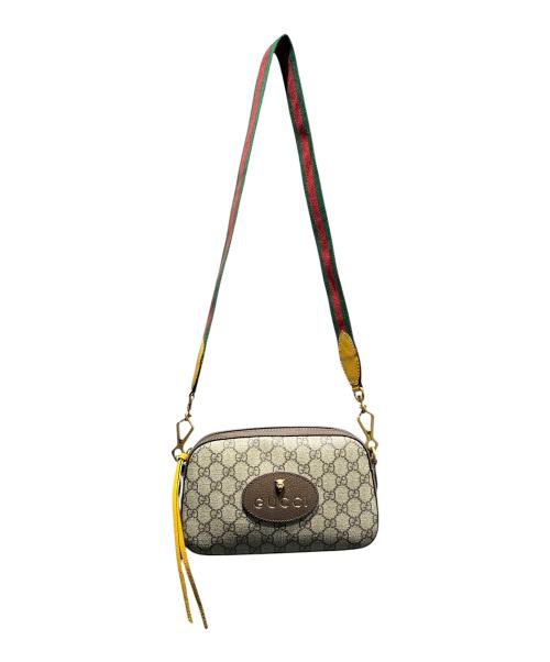 GUCCI（グッチ）GUCCI (グッチ) ネオヴィンテージGGスプリーム/ショルダーバッグ/476466 ベージュ×ブラウン サイズ:-の古着・服飾アイテム