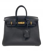 HERMESエルメス）の古着「バーキン25/Birkin25 Black/トゴ/ゴールド金具/W刻印2024年」｜ブラック