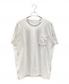 CHROME HEARTSクロムハーツ）の古着「Neck Logo Pocket T-Shirt/ネックロゴポケットTシャツ/026-057829」｜ホワイト