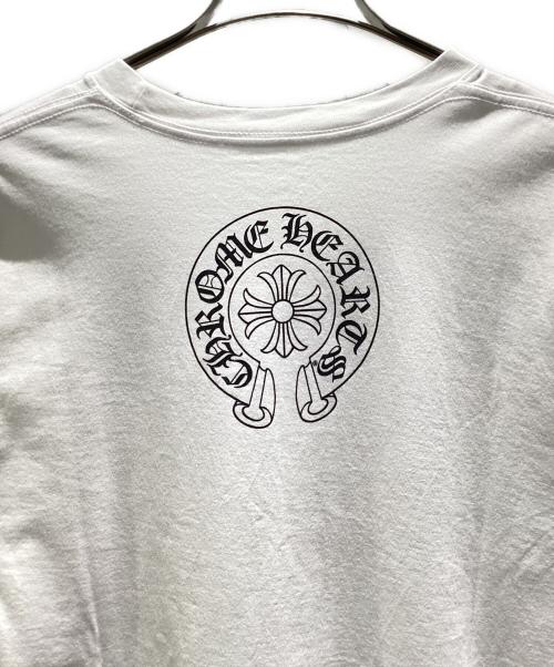 CHROME HEARTS（クロムハーツ）CHROME HEARTS (クロムハーツ) Neck Logo Pocket T-Shirt/ネックロゴポケットTシャツ/026-057829 ホワイト サイズ:XLの古着・服飾アイテム
