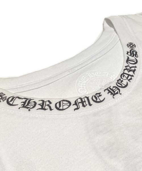CHROME HEARTS（クロムハーツ）CHROME HEARTS (クロムハーツ) Neck Logo Pocket T-Shirt/ネックロゴポケットTシャツ/026-057829 ホワイト サイズ:XLの古着・服飾アイテム