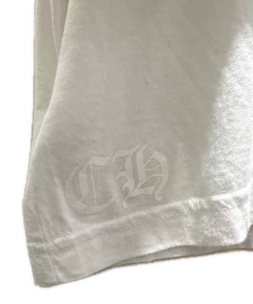 CHROME HEARTS（クロムハーツ）CHROME HEARTS (クロムハーツ) Neck Logo Pocket T-Shirt/ネックロゴポケットTシャツ/026-057829 ホワイト サイズ:XLの古着・服飾アイテム