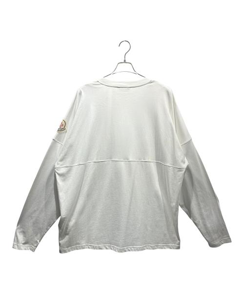 MONCLER GENIUS（モンクレール ジーニアス）MONCLER GENIUS (モンクレール ジーニアス) フットボールTシャツ ホワイト サイズ:XLの古着・服飾アイテム