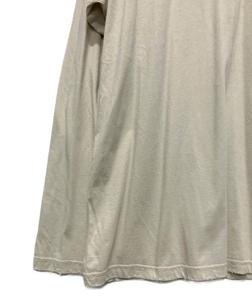 BALENCIAGA（バレンシアガ）BALENCIAGA (バレンシアガ) ダメージ加工ロングスリーブTシャツ グレー サイズ:2の古着・服飾アイテム