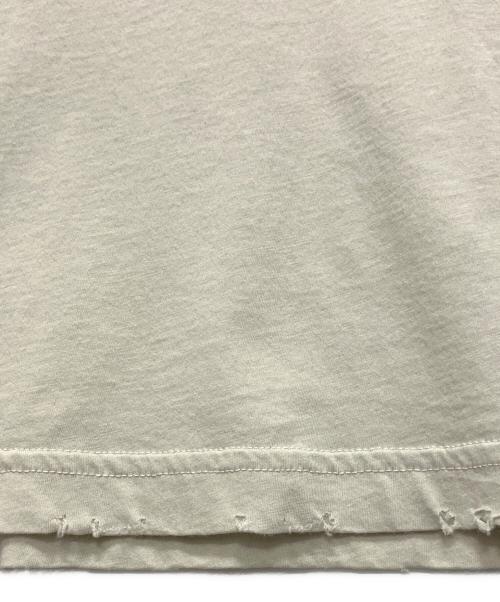 BALENCIAGA（バレンシアガ）BALENCIAGA (バレンシアガ) ダメージ加工ロングスリーブTシャツ グレー サイズ:2の古着・服飾アイテム