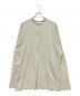 BALENCIAGA (バレンシアガ) ダメージ加工ロングスリーブTシャツ グレー サイズ:2：40000円