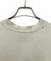 中古・古着 BALENCIAGA (バレンシアガ) ダメージ加工ロングスリーブTシャツ グレー サイズ:2：40000円