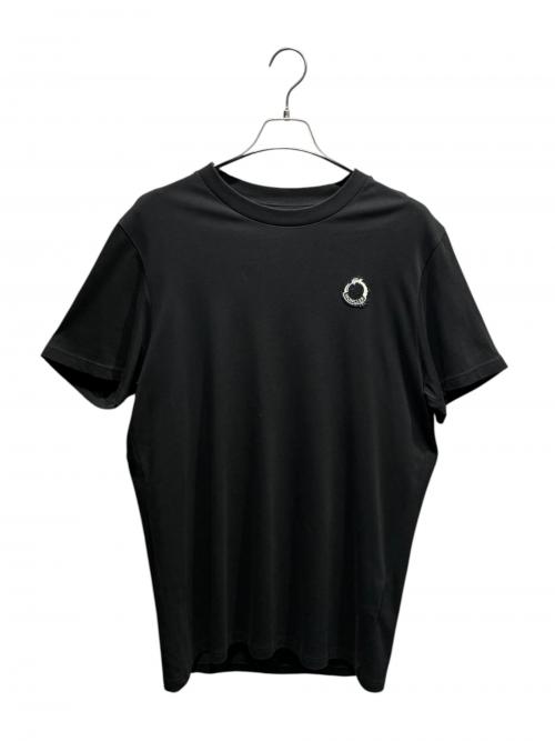MONCLER（モンクレール）MONCLER (モンクレール) ワッペンロゴTシャツ/J10918C00054 ブラック サイズ:Lの古着・服飾アイテム