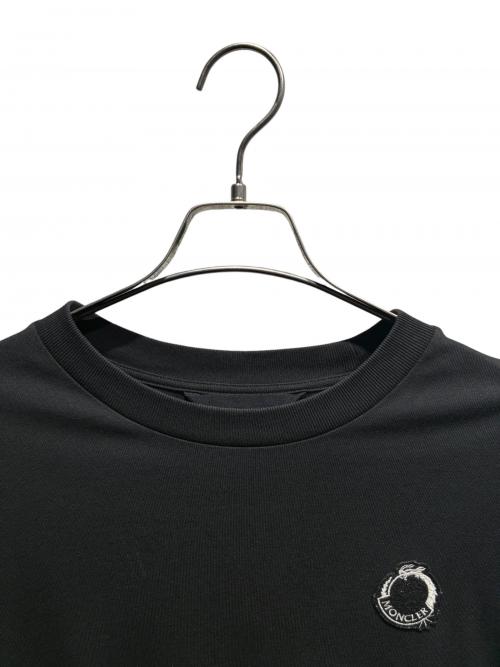 MONCLER（モンクレール）MONCLER (モンクレール) ワッペンロゴTシャツ/J10918C00054 ブラック サイズ:Lの古着・服飾アイテム