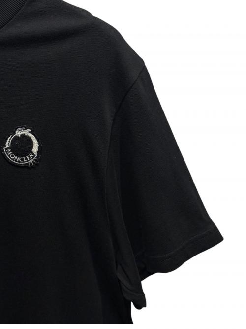 MONCLER（モンクレール）MONCLER (モンクレール) ワッペンロゴTシャツ/J10918C00054 ブラック サイズ:Lの古着・服飾アイテム