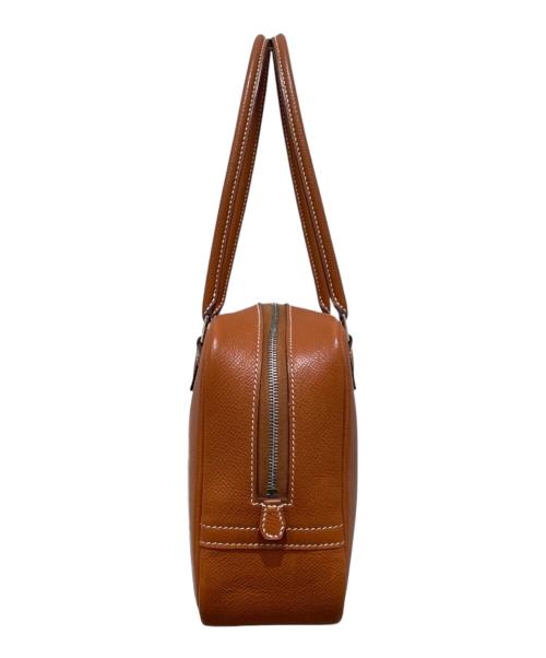 HERMES（エルメス）HERMES (エルメス) Mini Plume 20/ミニプリュム20/ヴォーエプソン/ゴールド/□H刻印 2004年製 ゴールド サイズ:20の古着・服飾アイテム