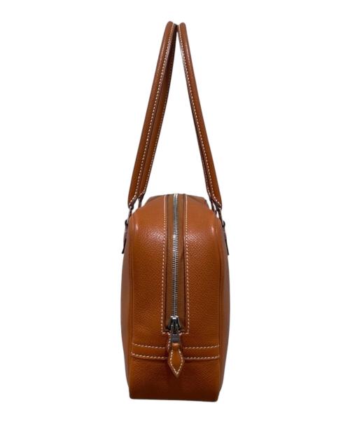 HERMES（エルメス）HERMES (エルメス) Mini Plume 20/ミニプリュム20/ヴォーエプソン/ゴールド/□H刻印 2004年製 ゴールド サイズ:20の古着・服飾アイテム