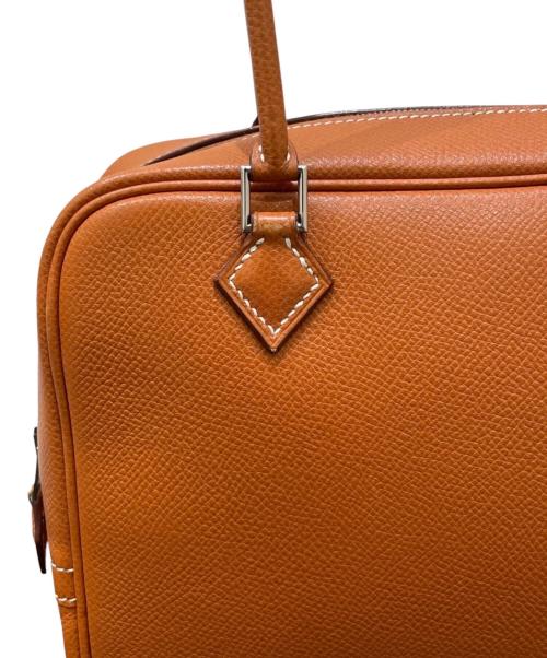 HERMES（エルメス）HERMES (エルメス) Mini Plume 20/ミニプリュム20/ヴォーエプソン/ゴールド/□H刻印 2004年製 ゴールド サイズ:20の古着・服飾アイテム
