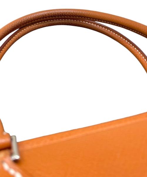 HERMES（エルメス）HERMES (エルメス) Mini Plume 20/ミニプリュム20/ヴォーエプソン/ゴールド/□H刻印 2004年製 ゴールド サイズ:20の古着・服飾アイテム