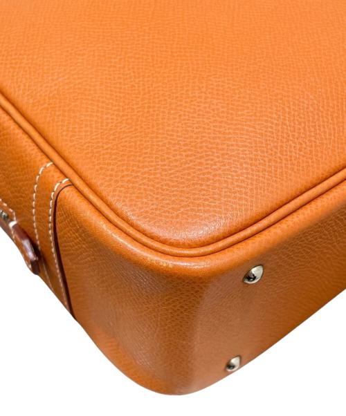 HERMES（エルメス）HERMES (エルメス) Mini Plume 20/ミニプリュム20/ヴォーエプソン/ゴールド/□H刻印 2004年製 ゴールド サイズ:20の古着・服飾アイテム