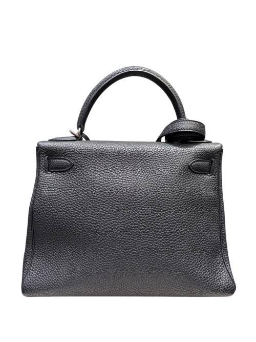 HERMES（エルメス）HERMES (エルメス) ケリー28 内縫い/シルバー金具/トリヨンクレマンス/ブラック/□M:2009年 ブラック サイズ:28の古着・服飾アイテム