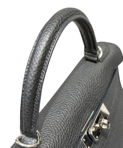 HERMES（エルメス）HERMES (エルメス) ケリー28 内縫い/シルバー金具/トリヨンクレマンス/ブラック/□M:2009年 ブラック サイズ:28の古着・服飾アイテム