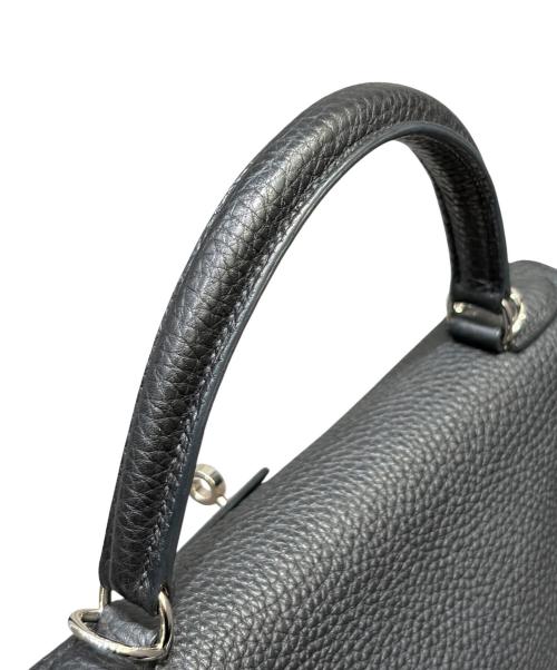 HERMES（エルメス）HERMES (エルメス) ケリー28 内縫い/シルバー金具/トリヨンクレマンス/ブラック/□M:2009年 ブラック サイズ:28の古着・服飾アイテム