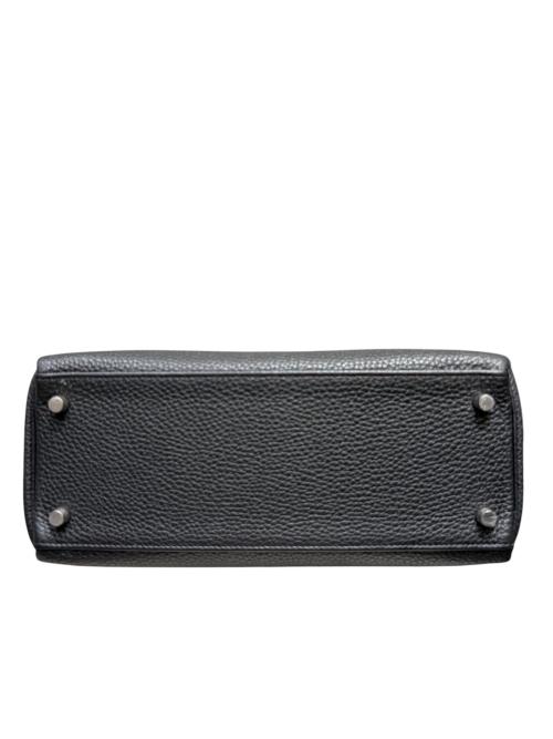 HERMES（エルメス）HERMES (エルメス) ケリー28 内縫い/シルバー金具/トリヨンクレマンス/ブラック/□M:2009年 ブラック サイズ:28の古着・服飾アイテム
