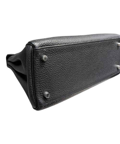 HERMES（エルメス）HERMES (エルメス) ケリー28 内縫い/シルバー金具/トリヨンクレマンス/ブラック/□M:2009年 ブラック サイズ:28の古着・服飾アイテム