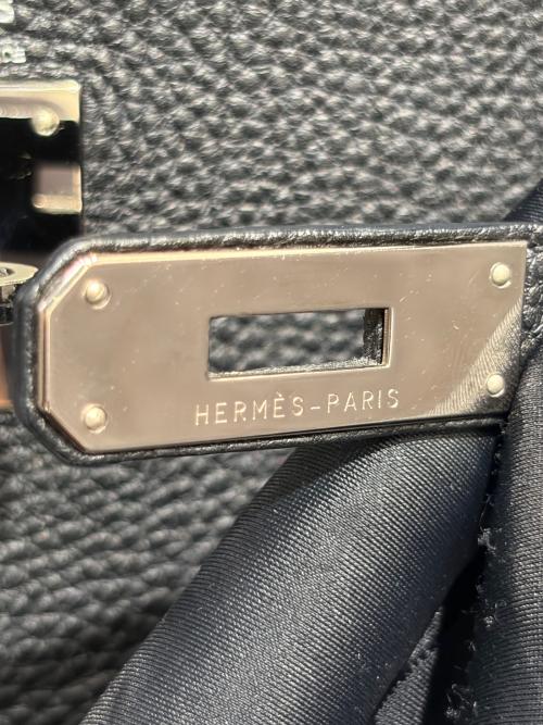 HERMES（エルメス）HERMES (エルメス) ケリー28 内縫い/シルバー金具/トリヨンクレマンス/ブラック/□M:2009年 ブラック サイズ:28の古着・服飾アイテム
