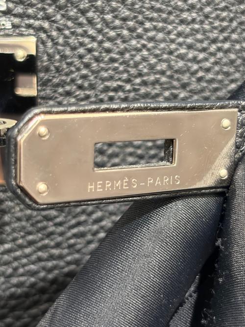 HERMES（エルメス）HERMES (エルメス) ケリー28 内縫い/シルバー金具/トリヨンクレマンス/ブラック/□M:2009年 ブラック サイズ:28の古着・服飾アイテム