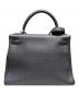 HERMES (エルメス) ケリー28 内縫い/シルバー金具/トリヨンクレマンス/ブラック/□M:2009年 ブラック サイズ:28：2200000円