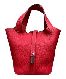 HERMES（エルメス）の古着「ピコタンロックPM/シルバー金具/トヨンクレマンス/ルージュカザック」｜ルージュカザック