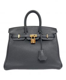 HERMES（エルメス）の古着「Barkin 25 バーキン 25/ゴールド金具/トリヨンクレマンス/ブラック/Z刻印：2021年」｜ブラック