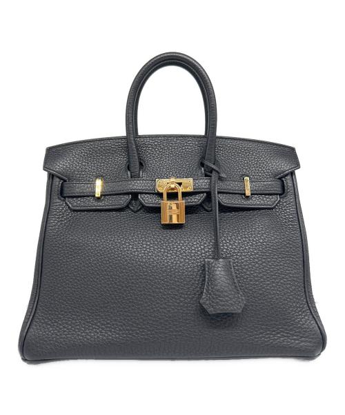 HERMES（エルメス）HERMES (エルメス) Barkin 25 バーキン 25/ゴールド金具/トリヨンクレマンス/ブラック/Z刻印：2021年 ブラック サイズ:25の古着・服飾アイテム