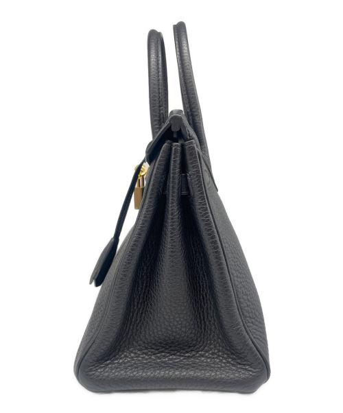 HERMES（エルメス）HERMES (エルメス) Barkin 25 バーキン 25/ゴールド金具/トリヨンクレマンス/ブラック/Z刻印：2021年 ブラック サイズ:25の古着・服飾アイテム
