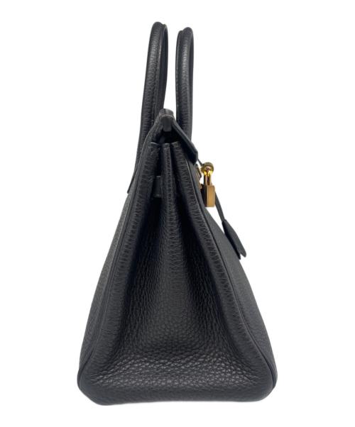 HERMES（エルメス）HERMES (エルメス) Barkin 25 バーキン 25/ゴールド金具/トリヨンクレマンス/ブラック/Z刻印：2021年 ブラック サイズ:25の古着・服飾アイテム