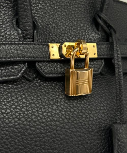 HERMES（エルメス）HERMES (エルメス) Barkin 25 バーキン 25/ゴールド金具/トリヨンクレマンス/ブラック/Z刻印：2021年 ブラック サイズ:25の古着・服飾アイテム