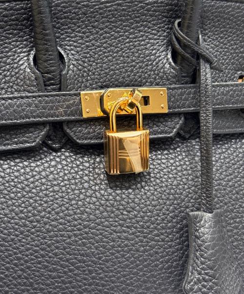 HERMES（エルメス）HERMES (エルメス) バーキン25/ゴールド金具/トリヨンクレマンス/ブラック/Z刻印：2021年 ブラック サイズ:25の古着・服飾アイテム