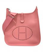 HERMESエルメス）の古着「EVELYN3 PM/エヴリン3PM/ヴォーエプソン/ローズコンフェッティ/X刻印/シルバー金具」｜ローズコンフェッティ