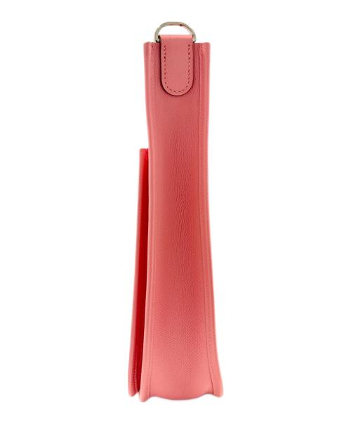 HERMES（エルメス）HERMES (エルメス) EVELYN3 PM/エヴリン3PM/ヴォーエプソン/ローズコンフェッティ/X刻印/シルバー金具 ローズコンフェッティ サイズ:PMの古着・服飾アイテム