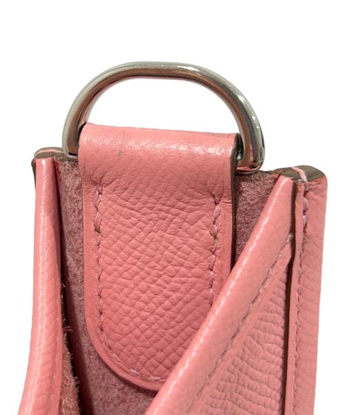 HERMES（エルメス）HERMES (エルメス) EVELYN3 PM/エヴリン3PM/ヴォーエプソン/ローズコンフェッティ/X刻印/シルバー金具 ローズコンフェッティ サイズ:PMの古着・服飾アイテム