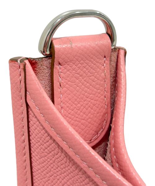 HERMES（エルメス）HERMES (エルメス) EVELYN3 PM/エヴリン3PM/ヴォーエプソン/ローズコンフェッティ/X刻印/シルバー金具 ローズコンフェッティ サイズ:PMの古着・服飾アイテム