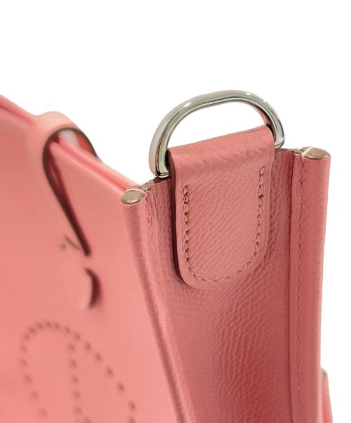 HERMES（エルメス）HERMES (エルメス) EVELYN3 PM/エヴリン3PM/ヴォーエプソン/ローズコンフェッティ/X刻印/シルバー金具 ローズコンフェッティ サイズ:PMの古着・服飾アイテム