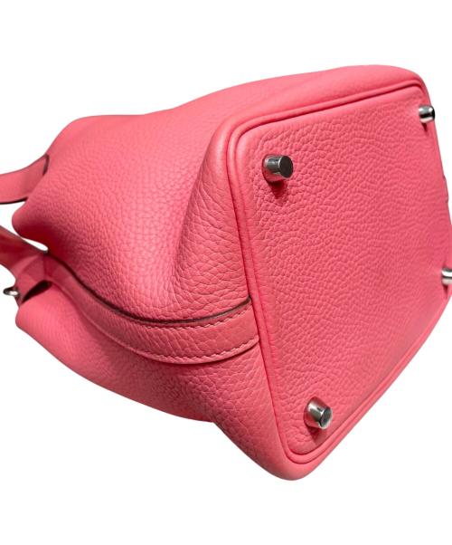 HERMES（エルメス）HERMES (エルメス) ピコタンロックPM/シルバー金具/トリヨンクレマンス/ローズアザレ ローズアザレの古着・服飾アイテム