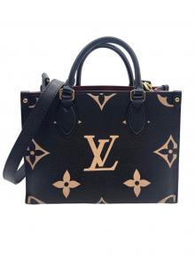 LOUIS VUITTON（ルイ ヴィトン）の古着「ショルダーバッグ」｜ブラック×ベージュ